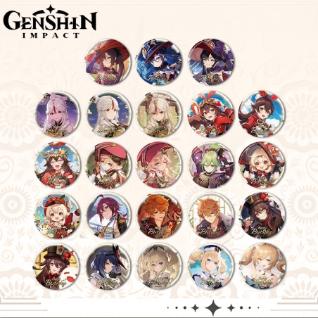T011-2 Genshin Impact's 'Destined Day' Series 2022 Pins