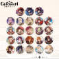 T011-2 Genshin Impact's 'Destined Day' Series 2022 Pins