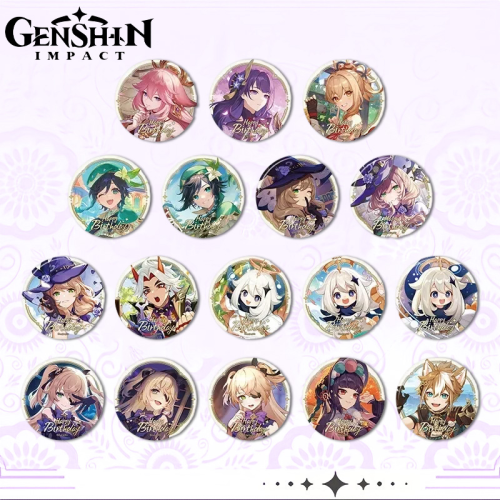 T011-3 Genshin Impact's 'Destined Day' Series 2023 Pins