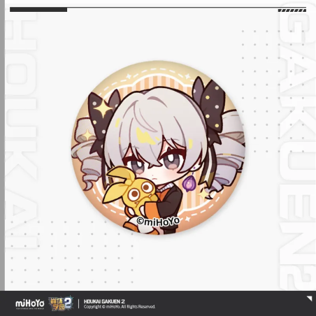 T073 "Honkai Gakuen 2" Leisure Time Series Mini Tinplate Badge