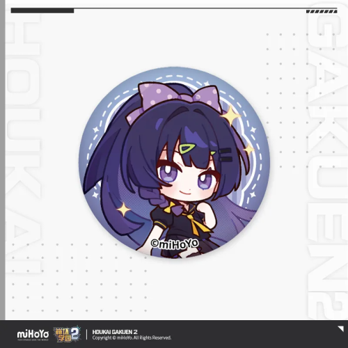 T073 "Honkai Gakuen 2" Leisure Time Series Mini Tinplate Badge