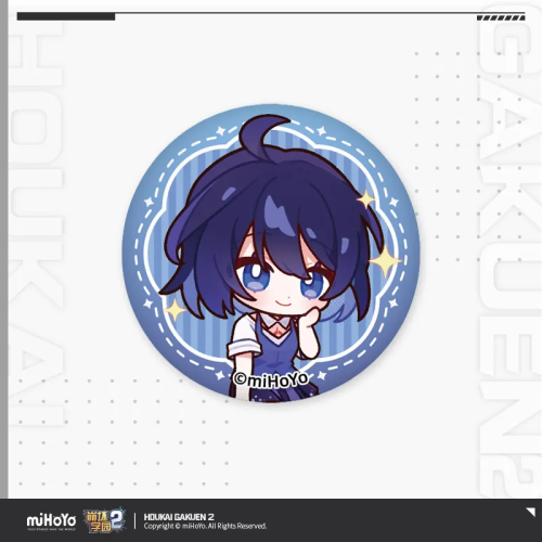 T073 "Honkai Gakuen 2" Leisure Time Series Mini Tinplate Badge