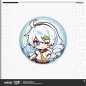 T073 "Honkai Gakuen 2" Leisure Time Series Mini Tinplate Badge