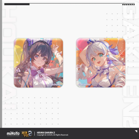 T074 "Honkai Gakuen 2"Broken Flower Flowing Shadow Series Tinplate Badge