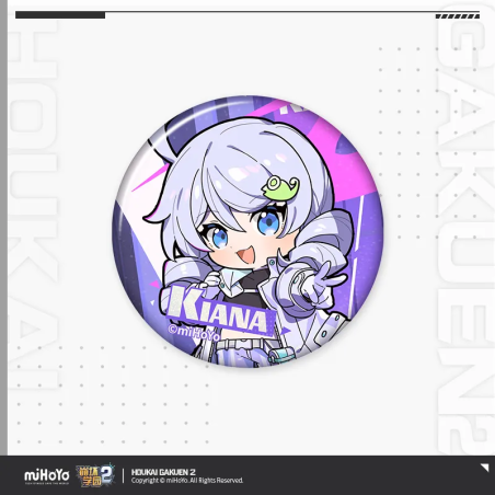 T075 "Honkai Gakuen 2" Shining Star Series Tinplate Badge