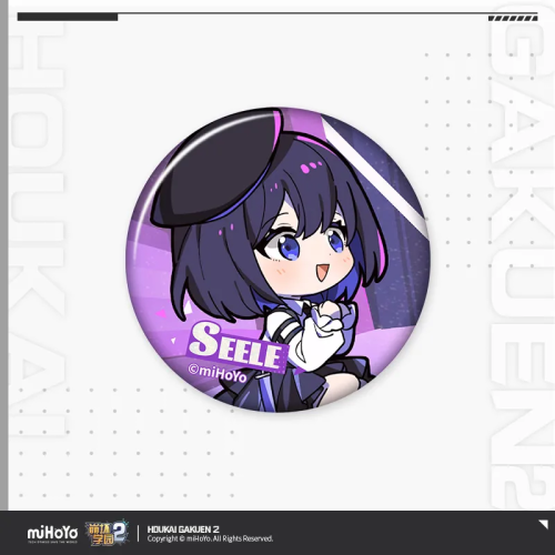 T075 "Honkai Gakuen 2" Shining Star Series Tinplate Badge