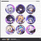 T075 "Honkai Gakuen 2" Shining Star Series Tinplate Badge