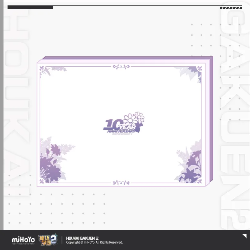T080 "Honkai Gakuen 2" 10th Anniversary Commemorative Stamp Album