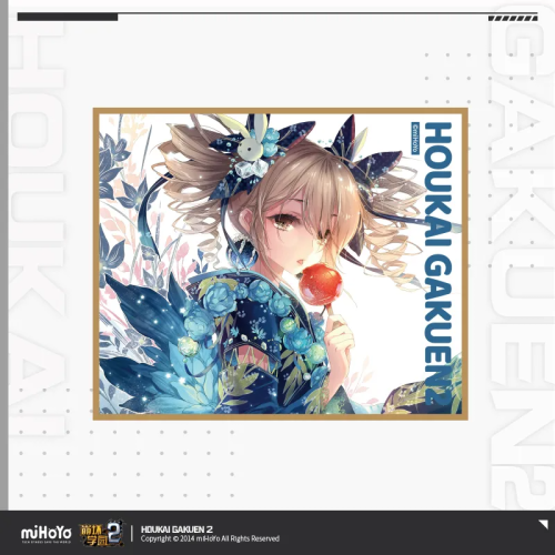 T078 "Honkai Gakuen 2" character onsen series color paper decoration
