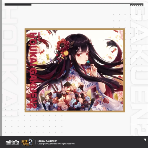 T078 "Honkai Gakuen 2" character onsen series color paper decoration
