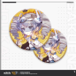 T081 "Honkai Gakuen 2" Space suit series raster badge