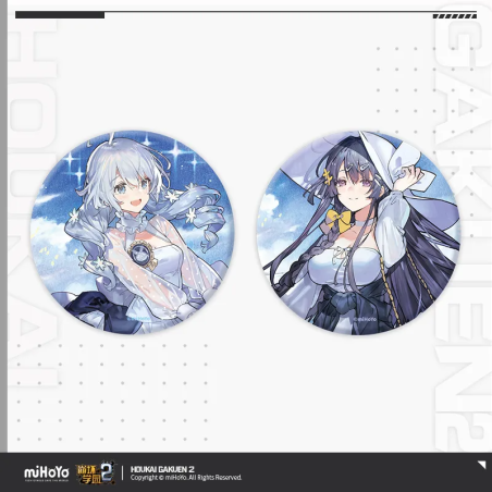T086 "Honkai Gakuen 2" Time of Clarity Series Tinplate Badge