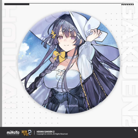 T086 "Honkai Gakuen 2" Time of Clarity Series Tinplate Badge