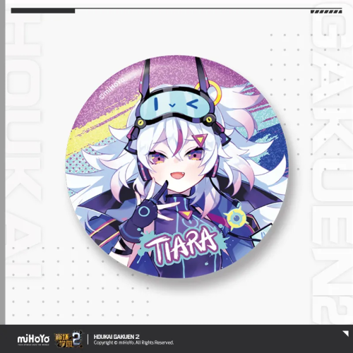 T088 "Honkai Gakuen 2" Honkai Academy Character Theme Series Tinplate Badge