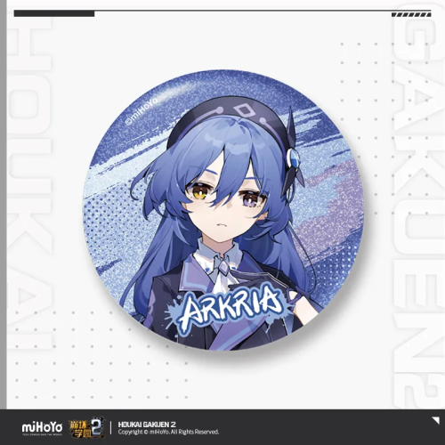 T088 "Honkai Gakuen 2" Honkai Academy Character Theme Series Tinplate Badge