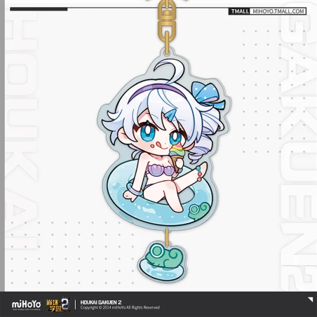 T091 "Honkai Gakuen 2" Vitality Midsummer Series Acrylic Pendant