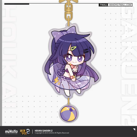 T091 "Honkai Gakuen 2" Vitality Midsummer Series Acrylic Pendant