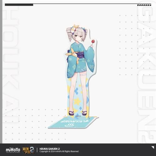 T094 "Honkai Gakuen 2"First Release of Onsen Yukata Series Standing Plaques