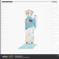 T094 "Honkai Gakuen 2"First Release of Onsen Yukata Series Standing Plaques