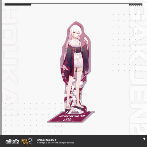 T094 "Honkai Gakuen 2"First Release of Onsen Yukata Series Standing Plaques