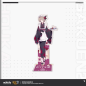T094 "Honkai Gakuen 2"First Release of Onsen Yukata Series Standing Plaques