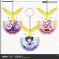 T099 "Honkai Gakuen 2" dessert series badge pendant with protective cover