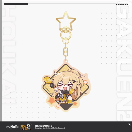 T107 "Honkai Gakuen 2" Q-Style Acrylic Keychains of Honkai Gakuen Character Themes