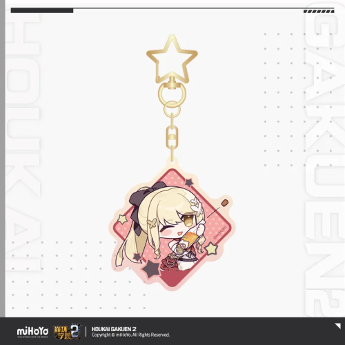 T107 "Honkai Gakuen 2" Q-Style Acrylic Keychains of Honkai Gakuen Character Themes