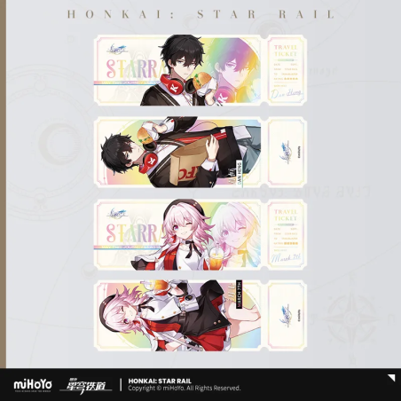 T184 "Honkai: Star Rail" Delicious Departure Series Laser Ticket