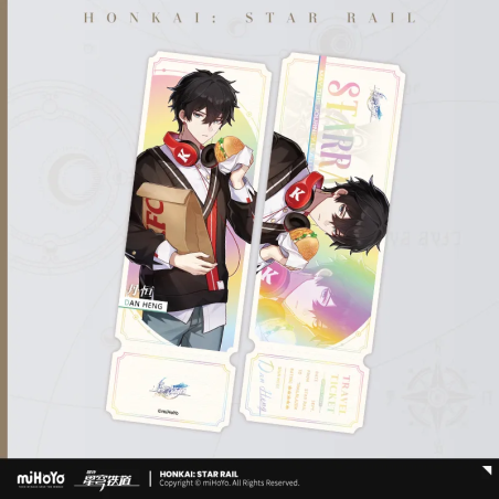 T184 "Honkai: Star Rail" Delicious Departure Series Laser Ticket