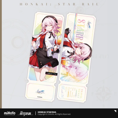 T184 "Honkai: Star Rail" Delicious Departure Series Laser Ticket