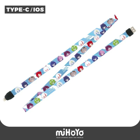 T125 "Honkai Gakuen 2" Q version lanyard data cable