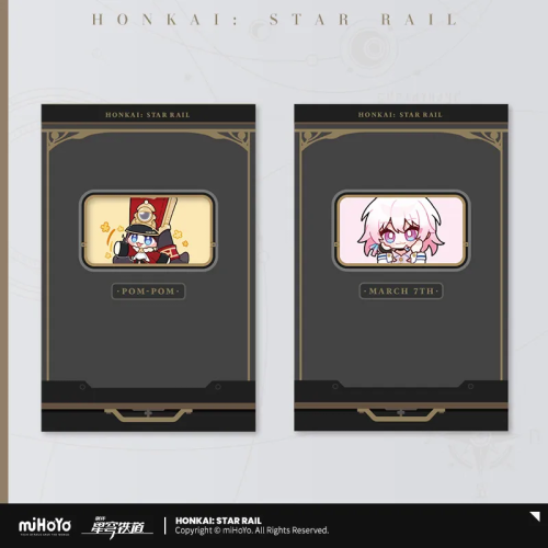 T206 "Honkai: Star Rail"Pam Exhibition Series Q version sticky notes set