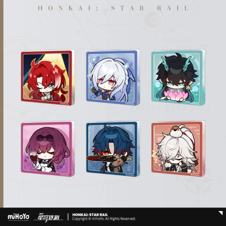 T212 "Honkai: Star Rail"Pam Exhibition Hall series of quicksand acrylic fridge magnets