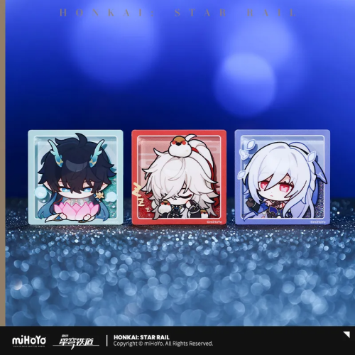 T212 "Honkai: Star Rail"Pam Exhibition Hall series of quicksand acrylic fridge magnets