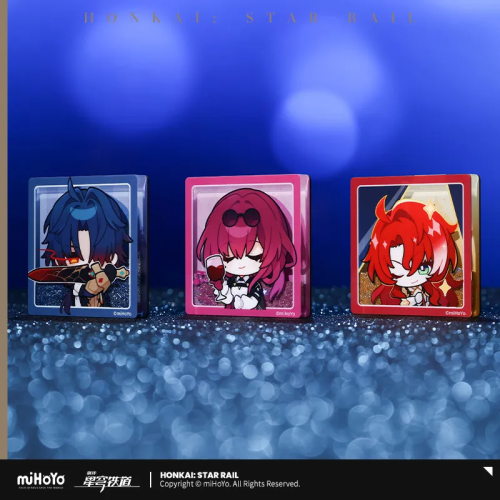 T212 "Honkai: Star Rail"Pam Exhibition Hall series of quicksand acrylic fridge magnets