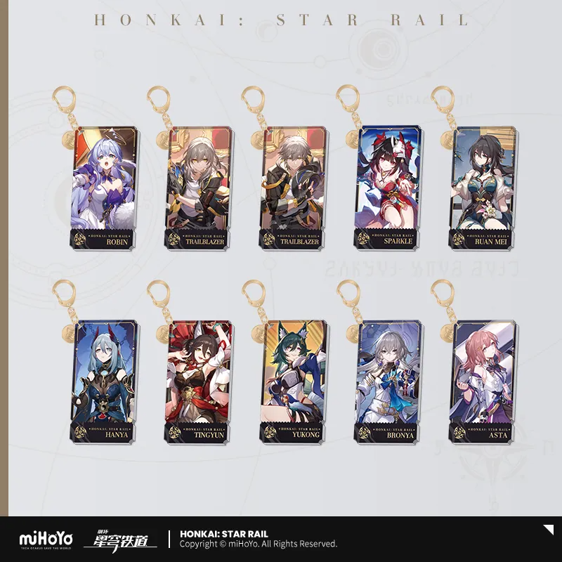 T215 "Honkai: Star Rail"Illustration Series Acrylic Pendant - The Path of Harmony