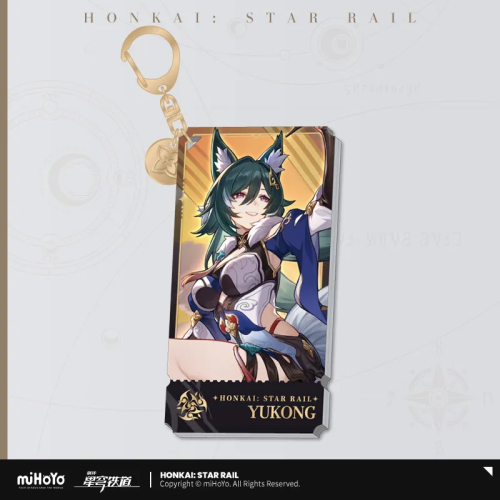 T215 "Honkai: Star Rail"Illustration Series Acrylic Pendant - The Path of Harmony