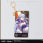 T215 "Honkai: Star Rail"Illustration Series Acrylic Pendant - The Path of Harmony