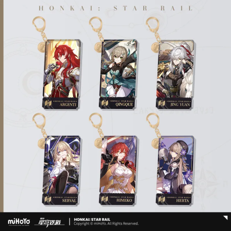 T217 "Honkai: Star Rail" Illustration series acrylic pendant - The Path of Wisdom and Knowledge