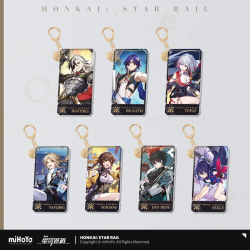 T219 "Honkai: Star Rail" Illustration series acrylic pendant-The Path of the Hunt