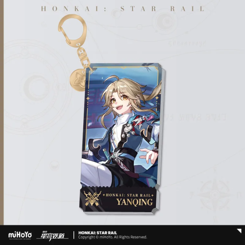 T219 "Honkai: Star Rail" Illustration series acrylic pendant-The Path of the Hunt