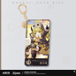 T220 "Honkai: Star Rail"Illustration Series Acrylic Pendant - Path of Destruction