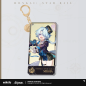 T220 "Honkai: Star Rail"Illustration Series Acrylic Pendant - Path of Destruction
