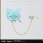 T224 "Honkai: Star Rail"Tail Uncle Theme Series Plush Badge