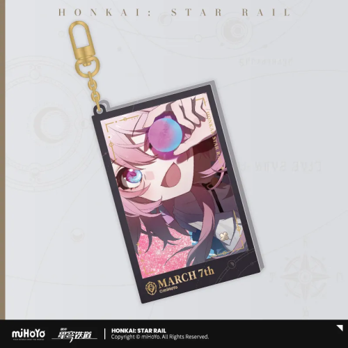 T225 "Honkai: Star Rail" Departure countdown series of liquid sand acrylic pendant