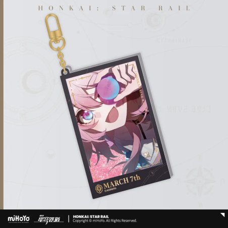 T225 "Honkai: Star Rail" Departure countdown series of liquid sand acrylic pendant