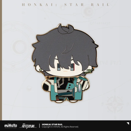T230 "Honkai: Star Rail" Q-edition Doll Series Metal Badge