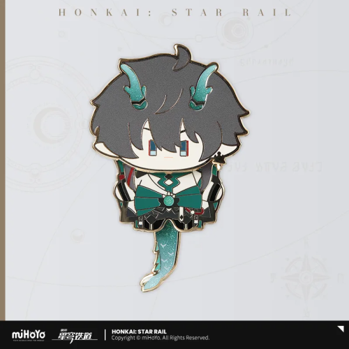 T230 "Honkai: Star Rail" Q-edition Doll Series Metal Badge