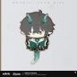 T230 "Honkai: Star Rail" Q-edition Doll Series Metal Badge